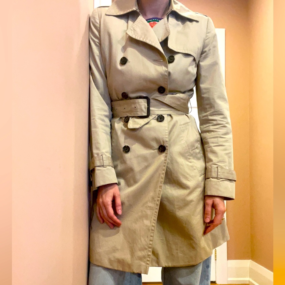 Banana Republic 3/4 trench coat size small